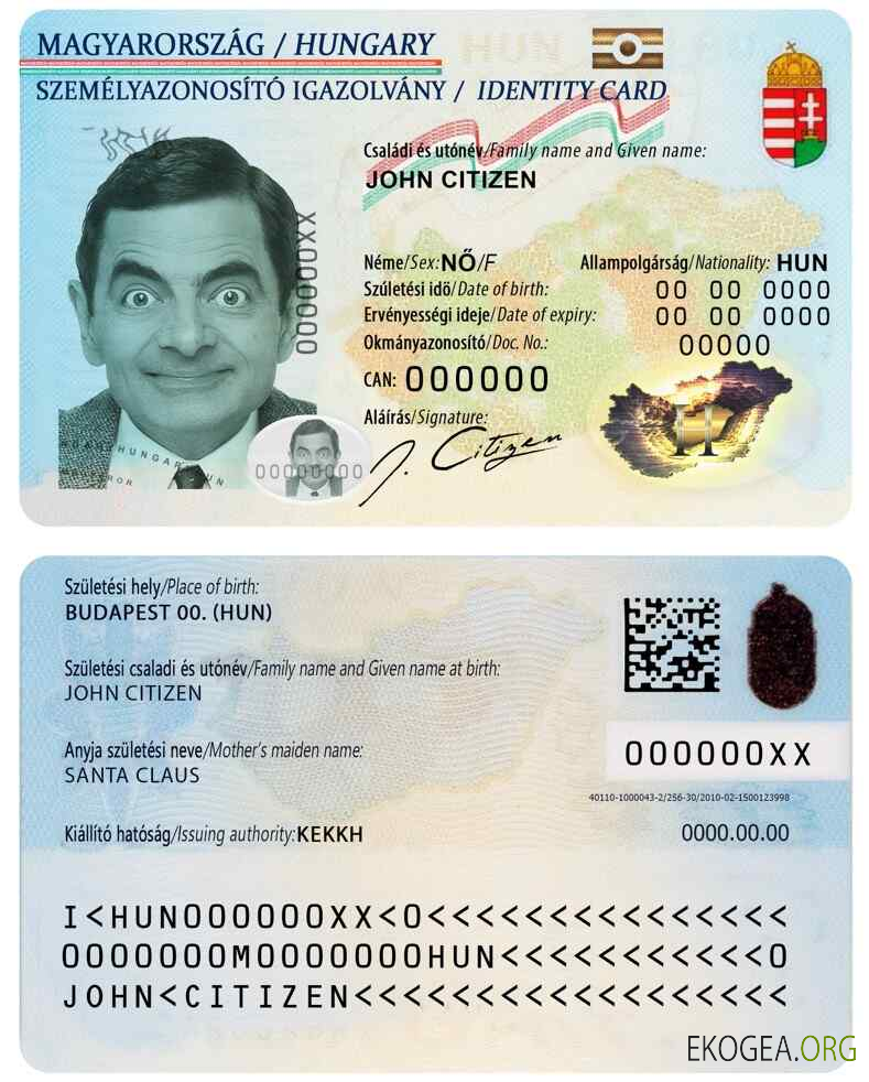 Carte d'identité Hongrie (1)